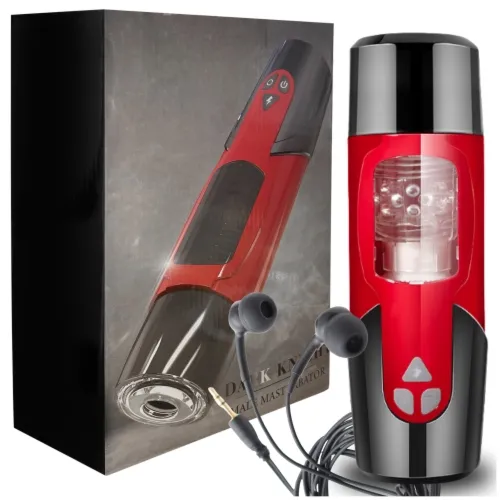 Automatyczny męski masturbator z rotacją i posuwem