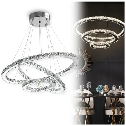 Żyrandol ringi lampa pierścienie 60W 60cm