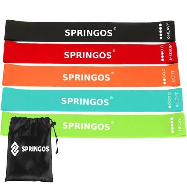 Zestaw 5 gumy do ćwiczeń fitness taśmy rozciągania