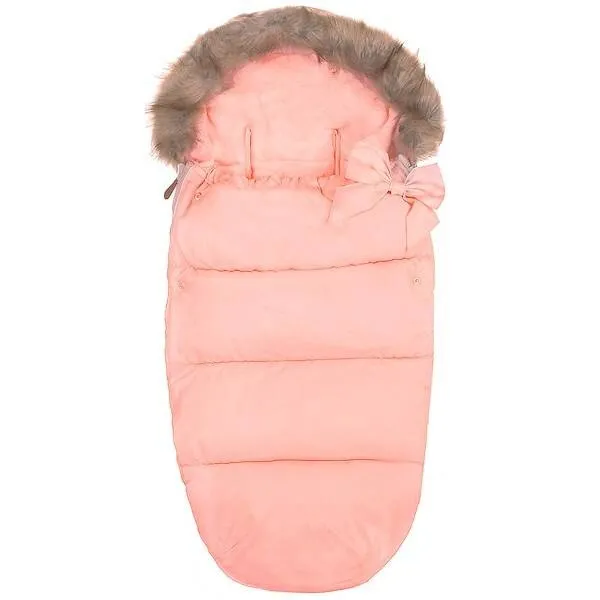 Śpiworek Springos do wózka sanek gondola 4w1 różowy