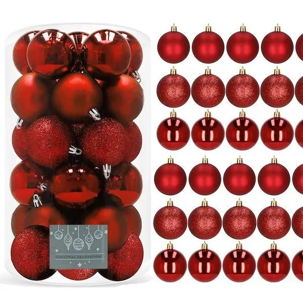 Bombki choinkowe na choinkę zestaw 30 szt.