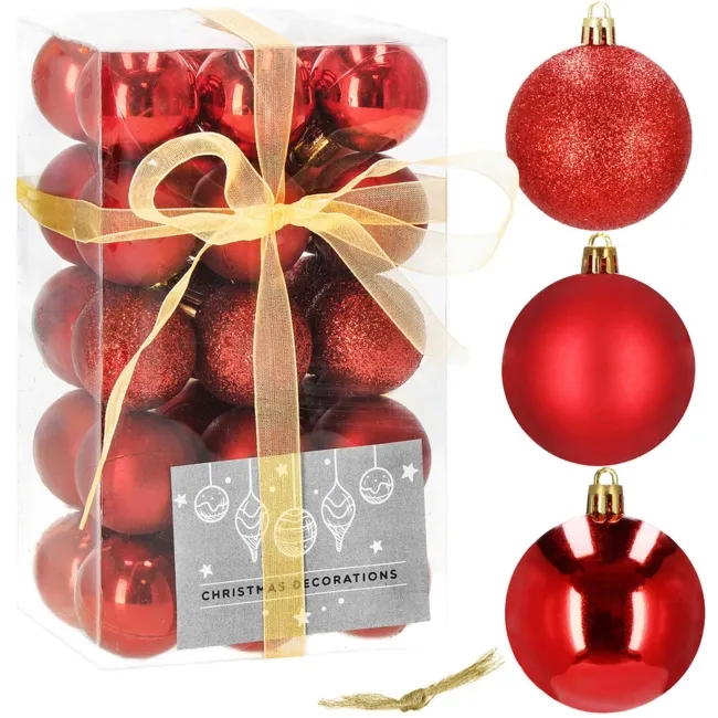 Bombki choinkowe 4 cm na choinkę 30 szt.