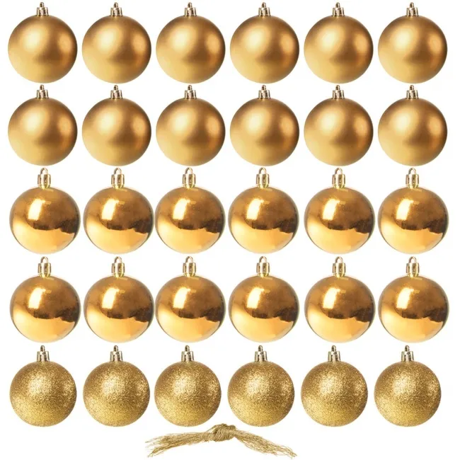 Bombki choinkowe na choinkę zestaw 30 szt.
