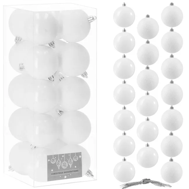 Bombki choinkowe na choinkę zestaw 20 szt.