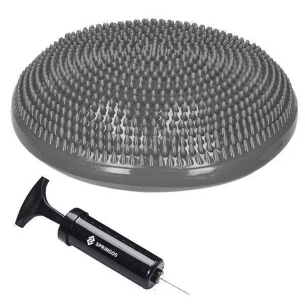 Poduszka sensoryczna dysk do ćwiczeń szara