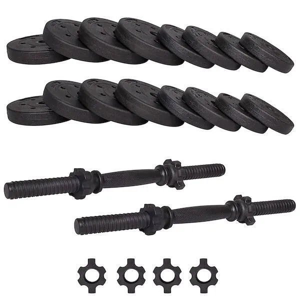 Hantle kompozytowe gryf 30 kg zestaw 2x15kg