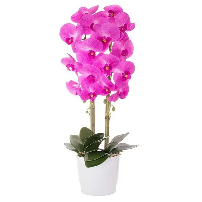 Storczyk sztuczny w doniczce 70cm roślina doniczkowa różowa jak żywy