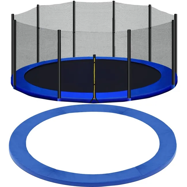 Osłona na sprężyny z siatką do trampoliny wewnętrzną 15FT 457/460/466cm niebieska