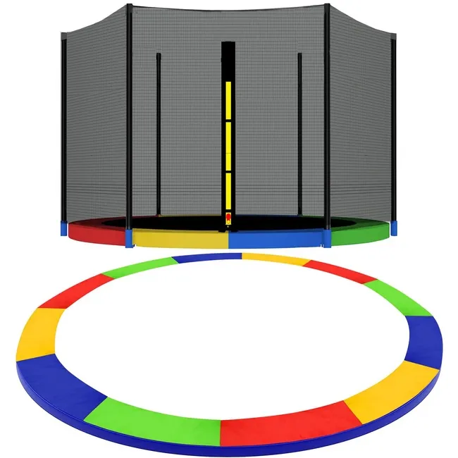 Osłona na sprężyny z siatką do trampoliny zewnętrzną 12FT 360/366/369 cm multikolor