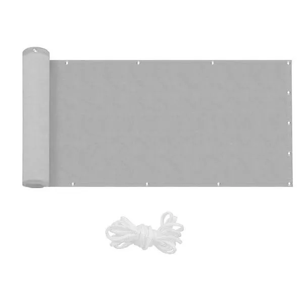 Osłona na balkon 1x5m mata balkonowa szara