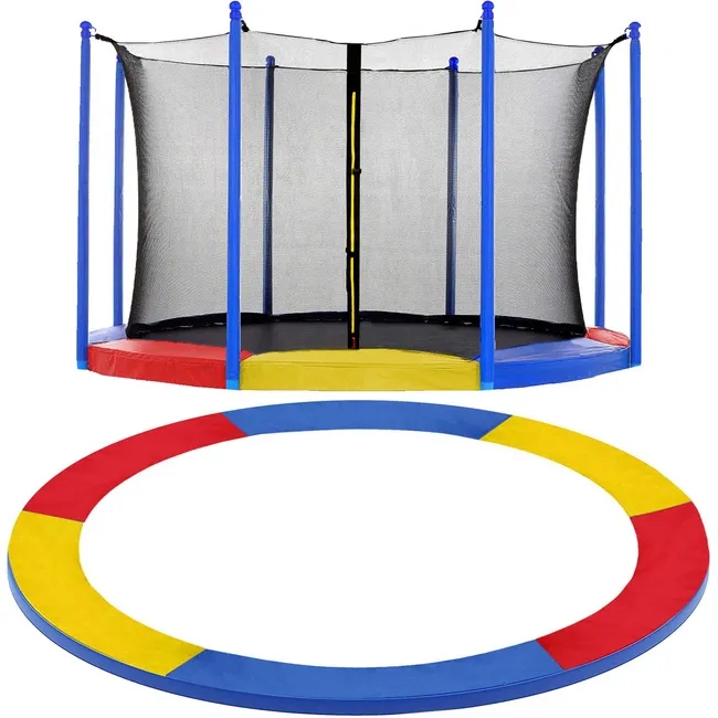 Osłona na sprężyny z siatką do trampoliny wewnętrzną 10FT 300/305/312 cm multikolor