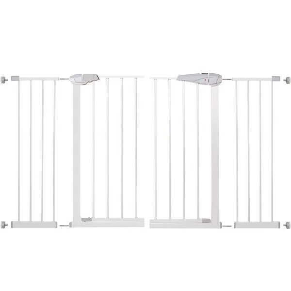 Bramka zabezpieczająca rozporowa 76-141 cm biała