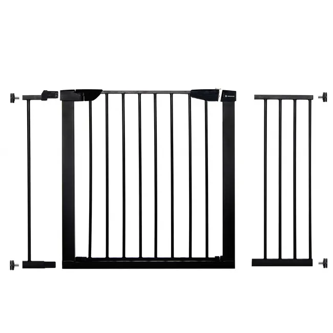 Bramka zabezpieczająca bramka rozporowa 75-117cm czarna