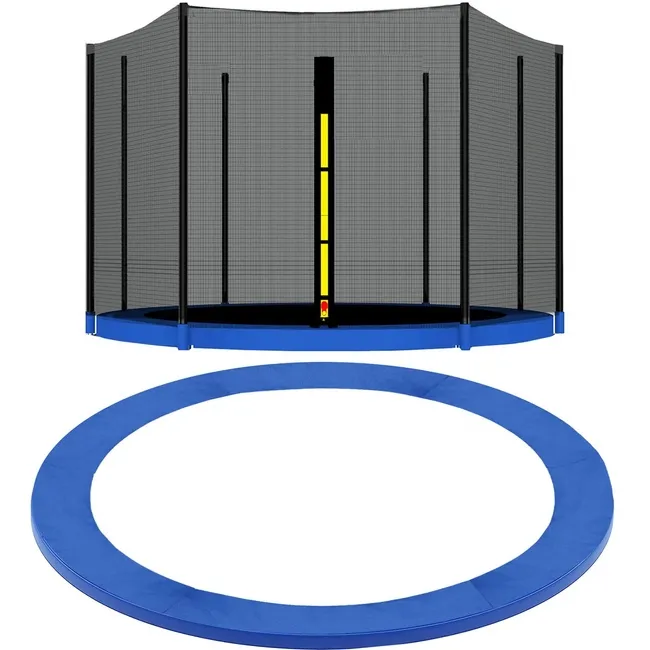 Osłona na sprężyny z siatką do trampoliny zewnętrzną 10FT 300/305/312 cm niebieska