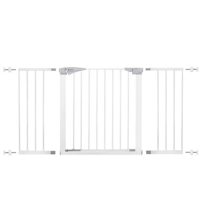 Bramka zabezpieczająca rozporowa do 140cm biała