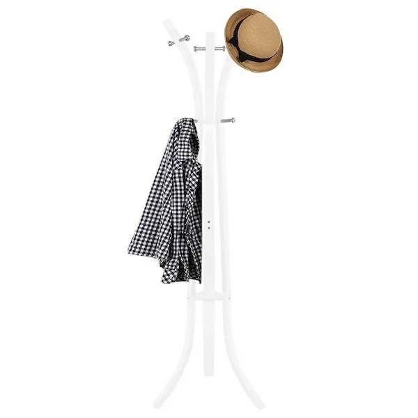 Wieszak na ubrania 180cm stojak biały