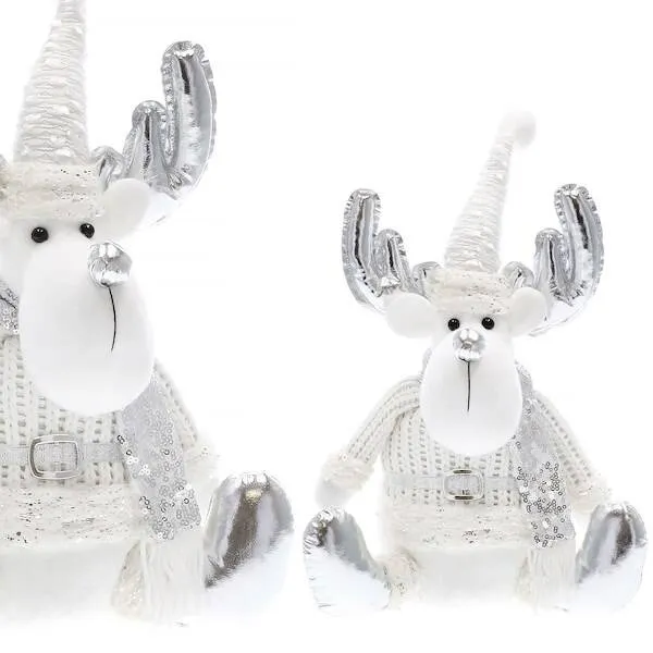 Renifer 37cm ozdoba świąteczna, krasnal świąteczny, gnom