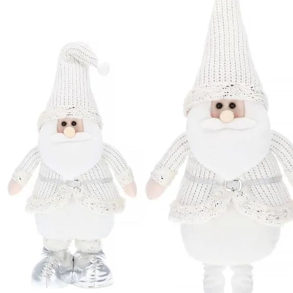 Mikołaj 62-90cm ozdoba świąteczna, krasnal świąteczny, gnom na teleskopowych nóżkach