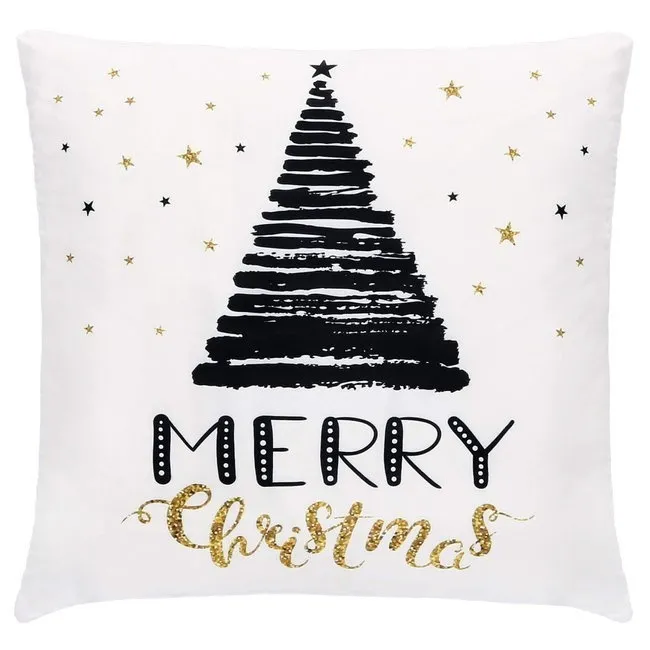 Poszewka dekoracyjna 40x40cm na poduszkę z choinką