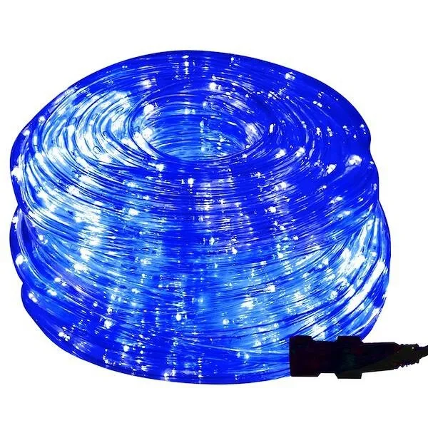 Wąż świetlny 480 Led niebieski 20m z programatorem IP44