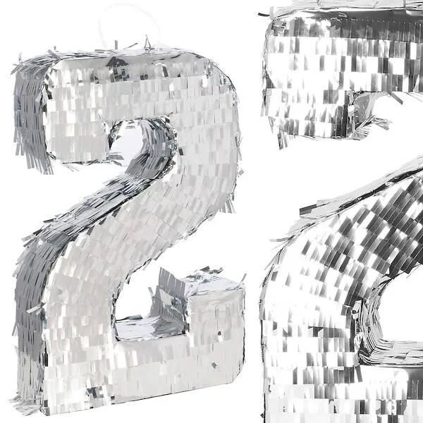 Piniata urodzinowa cyfra 2 dla dzieci