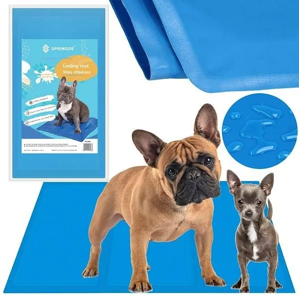 Mata chłodząca żelowa dla psa 90x50 cm legowisko chłodzące dla zwierząt