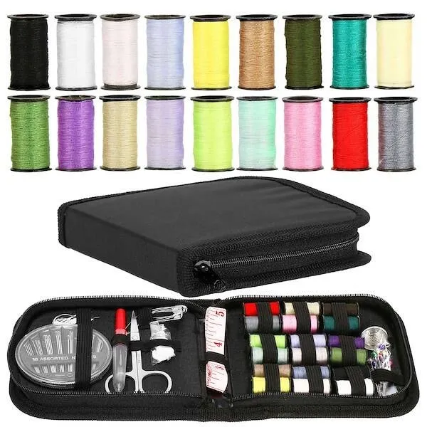 Zestaw do szycia z etui, przybornik krawiecki 70 elementów