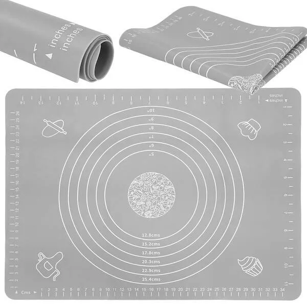 Silikonowa stolnica 40x30cm z podziałką do ciasta