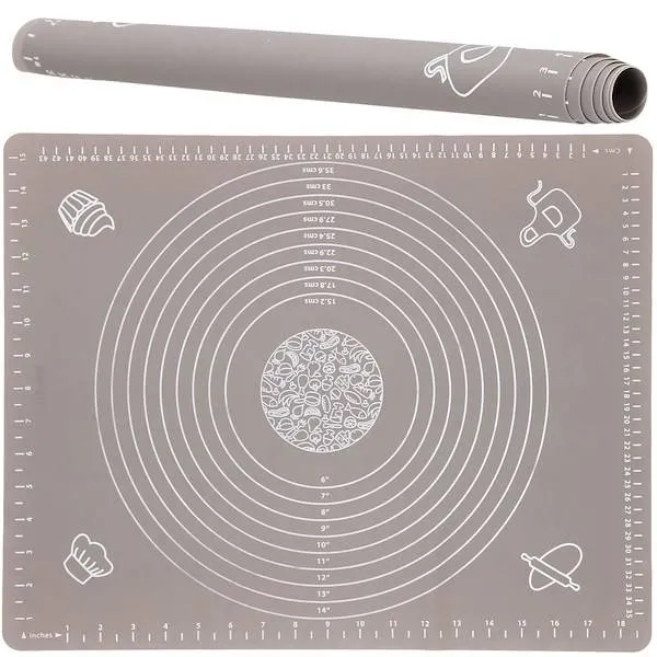 Silikonowa stolnica 50x40cm z podziałką do ciasta