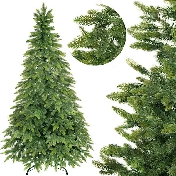 Choinka sztuczna premium 220 cm świerk naturalny