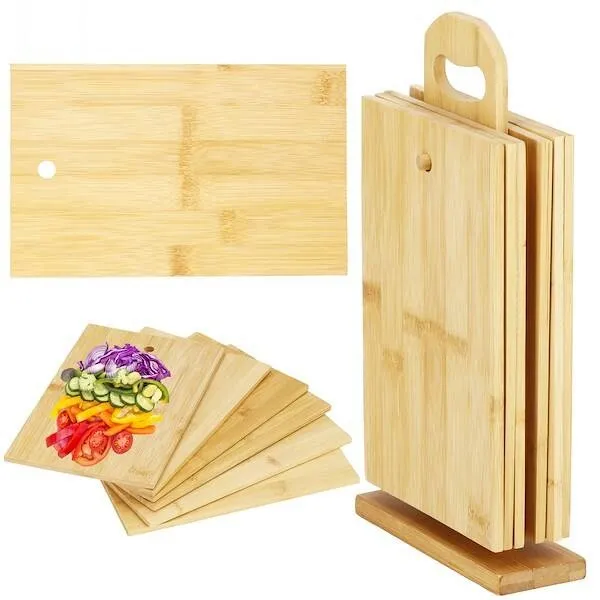 Deski do krojenia 6 szt. bambusowy zestaw