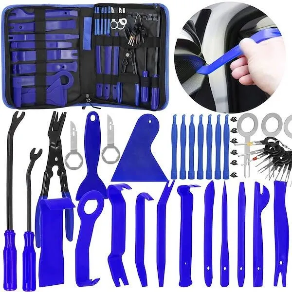 Klucze narzędzia do demontażu tapicerki samochodowej ściągacze zestaw 46 szt.