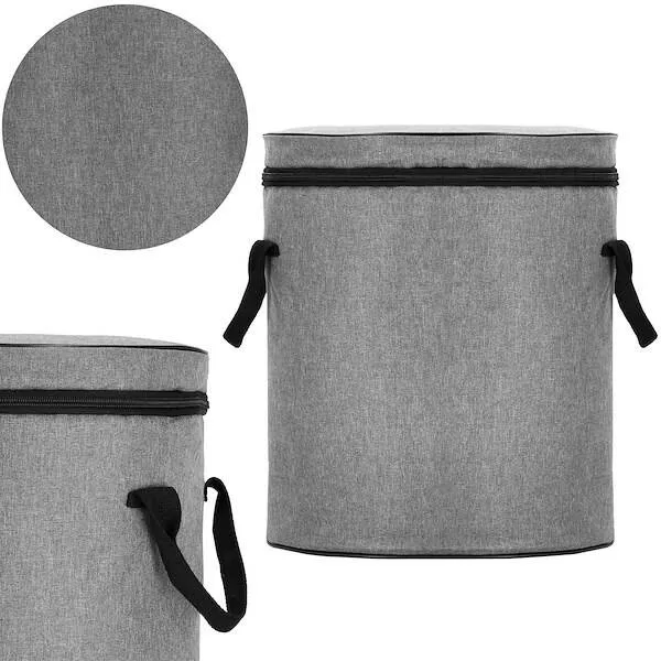 Kosz do przechowywania zabawek i ubrań pojemnik z uszami szary