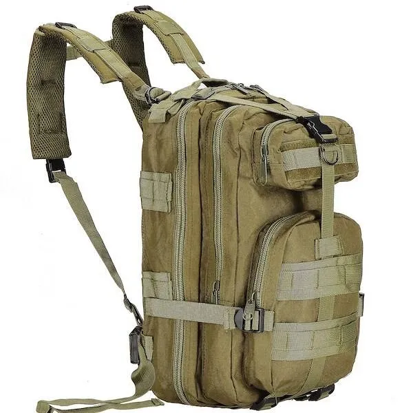 Plecak wojskowy, turystyczny 38 L zielony