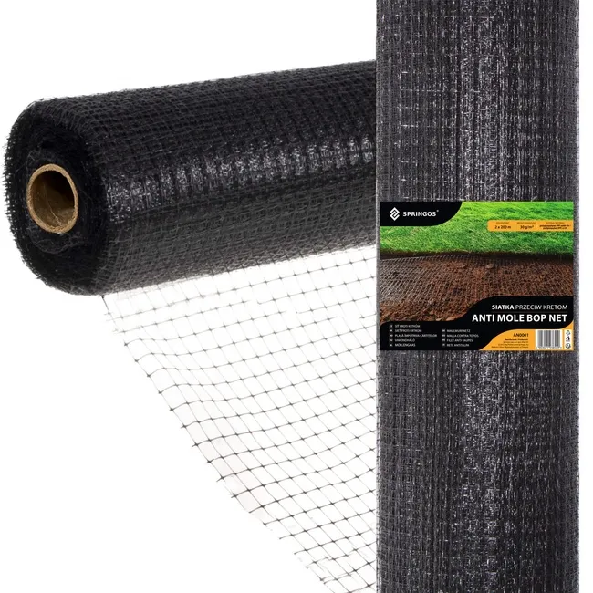 Siatka na krety 1m x 100 m przeciw kretom, nornicom 30g/m2 pod trawnik