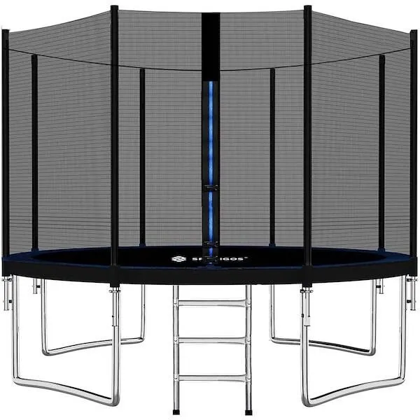 Trampolina ogrodowa dla dzieci 12 FT z siatką, 365 cm