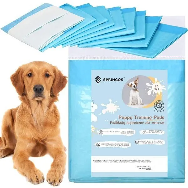 Mata higieniczna dla psa 60x90 cm podkład chłonny 100 szt. do nauki higieny