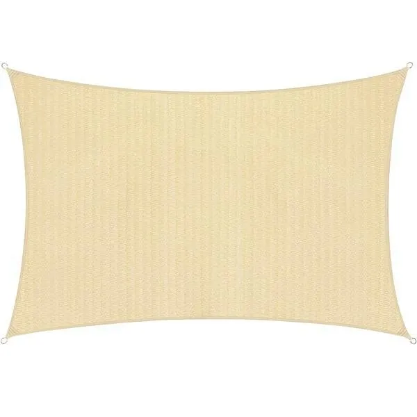 Żagiel przeciwsłoneczny 4x3m prostokątny beżowy