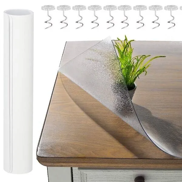 Mata ochronna na meble naklejka samoprzylepna PVC folia przeźroczysta