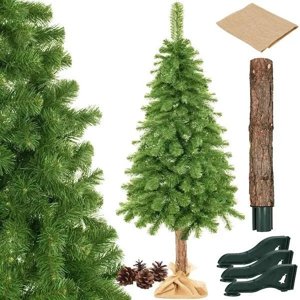 Choinka na pniu 160 cm sztuczna sosna naturalna