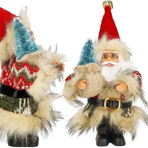 Mikołaj figurka świateczna 20 cm ozdoba bożonarodzeniowa