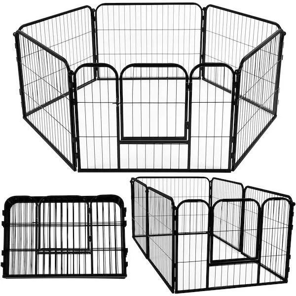 Kojec dla zwierząt wybieg klatka dla psa 165x84x60 cm