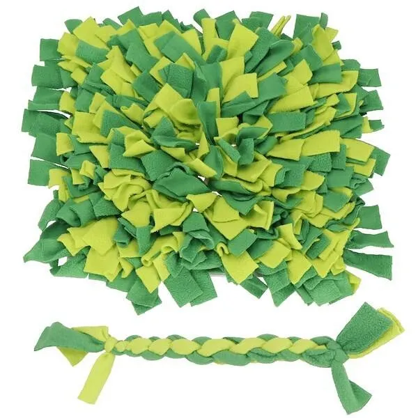 Mata do wąchania dla psa tacka na przysmaki relaksująca antystresowa zielona