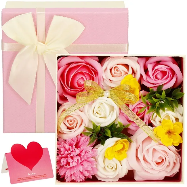 Pudełko 15 szt. kwiatów mydlanych Flower box