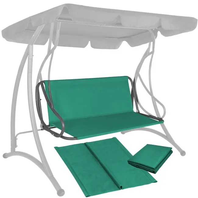 Materiał na siedzisko huśtawki ogrodowej 130 x 100 cm tkanina wodoodporna turkusowa