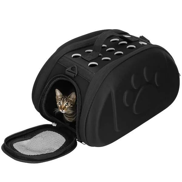 Transporter dla kota królika psa do 5 kg 20x35x20 cm torba transportowa rozm. S czarna