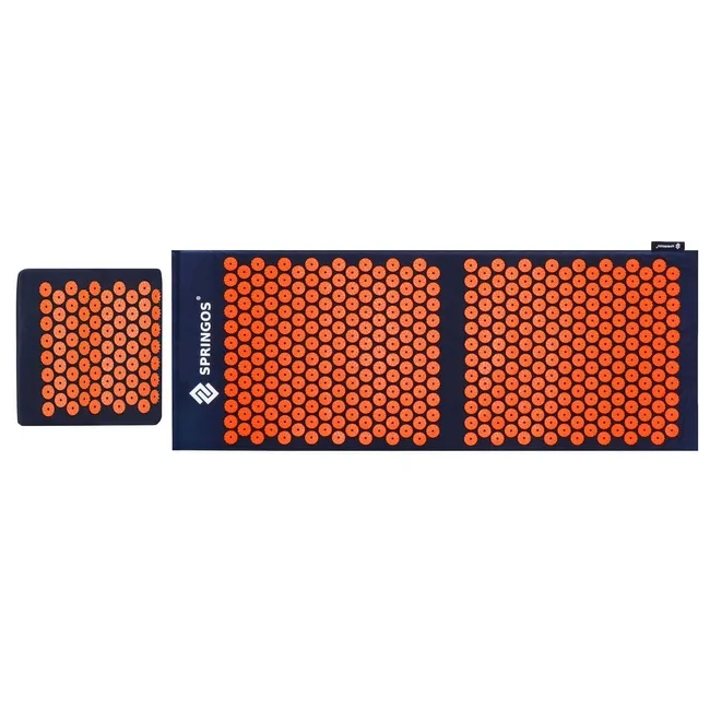 Mata akupresurowa z poduszką z kolcami, stymulator ciała, masażer relaksacyjny