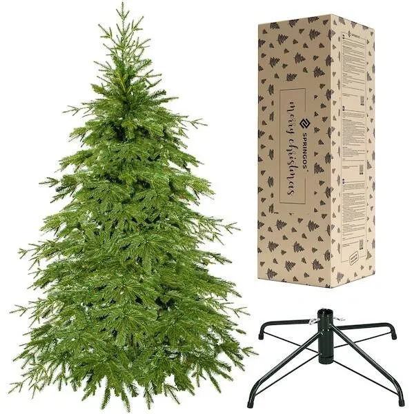 Choinka sztuczna premium 180 cm świerk naturalny, produkcja polska