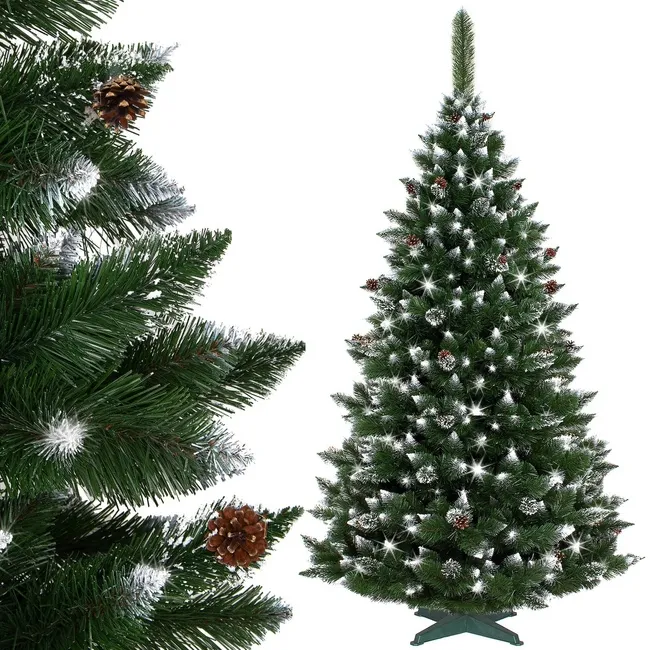 Choinka sztuczna premium 250 cm sosna diamentowa drzewko bożonarodzeniowe