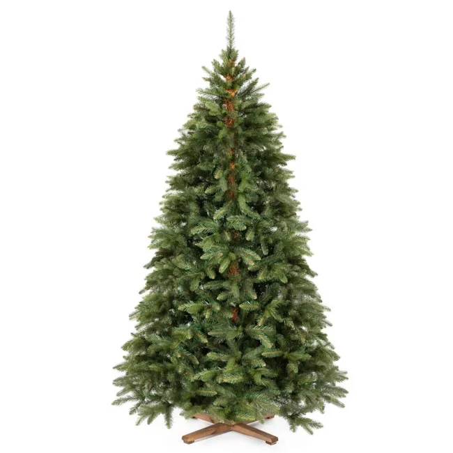 Choinka sztuczna 220 cm Premium Royal Trees świerk syberyjski z drewnianym stojakiem